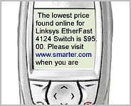 Smart SMS shopping!
