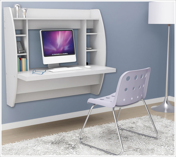 Wall Mounted Desk – recreate the joy of your cubicle at home and save space too